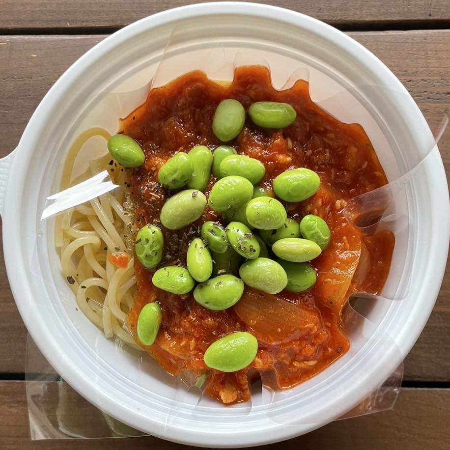 ツナトマト枝豆の冷製ソース（新作）　ごぼうとジャガイモのドライカレーソース　チョコレートのテリーヌ（6/27　発送分）
