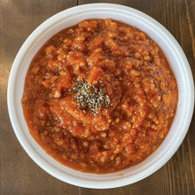 画像をギャラリービューアに読み込む, 豚ひき肉のアラビアータソース　ツナとパプリカのドライカレーソース　チョコレートのテリーヌ（10/17　発送分）
