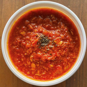 ツナのトマトソース　ジャガイモのドライカレーソース　チョコレートのテリーヌ（10/3　発送分）